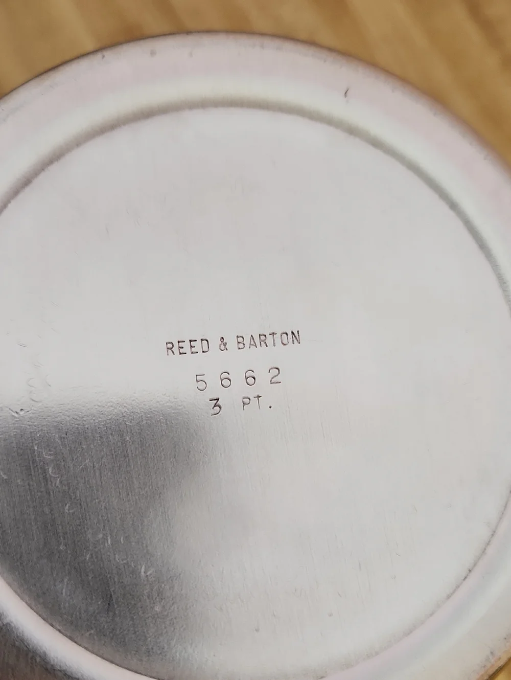 REED & BARTON Pitcher Silver Plate Paul Revere Style 5662 3pt